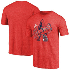 St. Louis Cardinals Perch Hometown Tri-Blend T-Shirt - Red