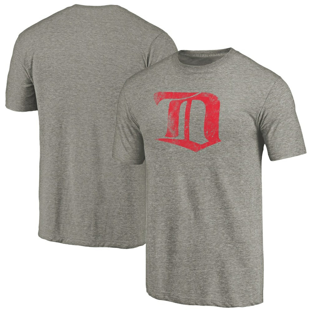 Detroit Red Wings Throwback Logo 1926-1927 Tri-Blend T-Shirt