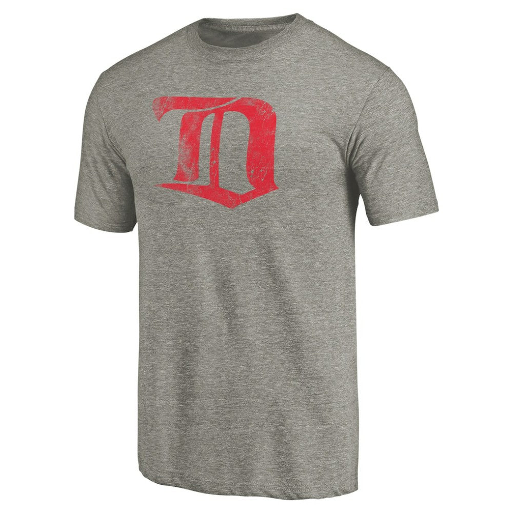 Detroit Red Wings Throwback Logo 1926-1927 Tri-Blend T-Shirt