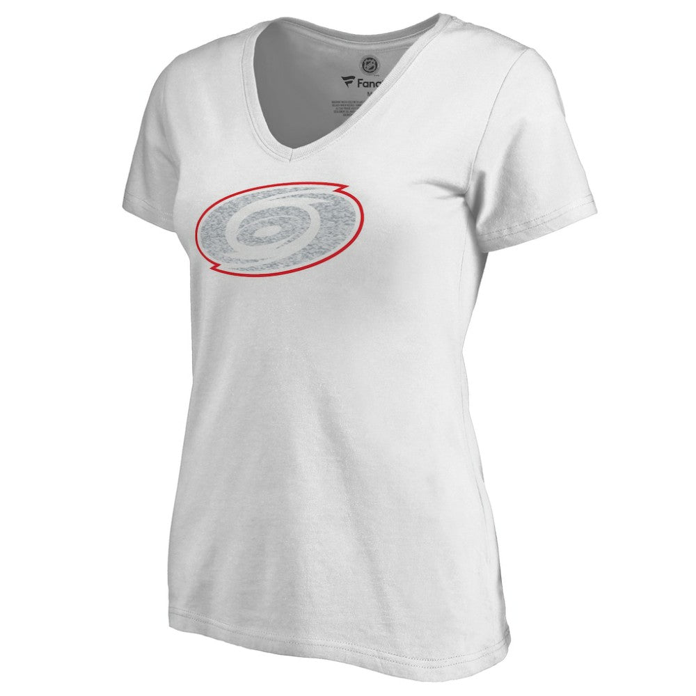 Carolina Hurricanes Women's Whiteout V-Neck T-Shirt