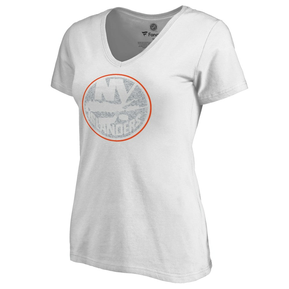New York Islanders Women's Whiteout V-Neck T-Shirt