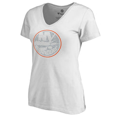 New York Islanders Women's Whiteout V-Neck T-Shirt