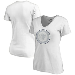Winnipeg Jets Women's Whiteout V-Neck T-Shirt