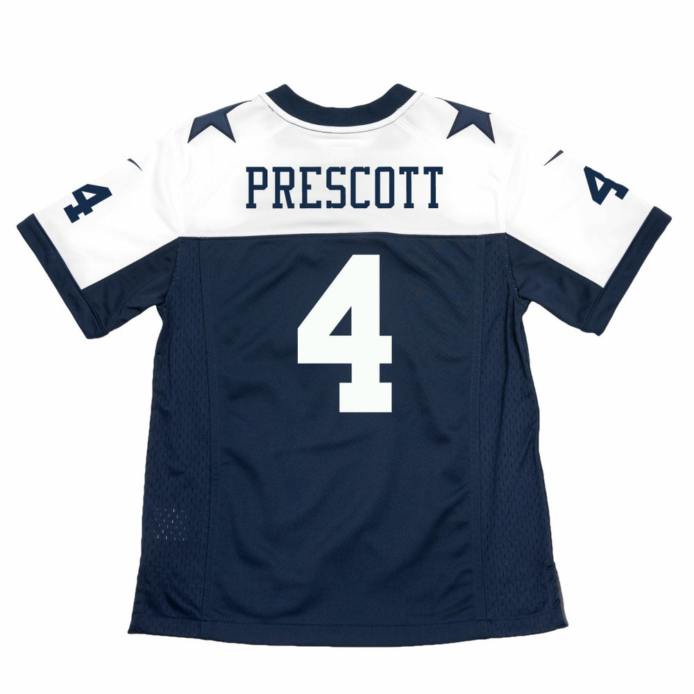 NFL Dallas Cowboys Dak Prescott  Youth Throwback Game Jersey