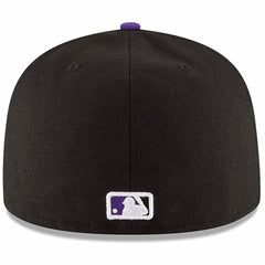 Colorado Rockies Authentic Collection ON Field 59FIFTY Structured Hat - Black/Purple | New Era