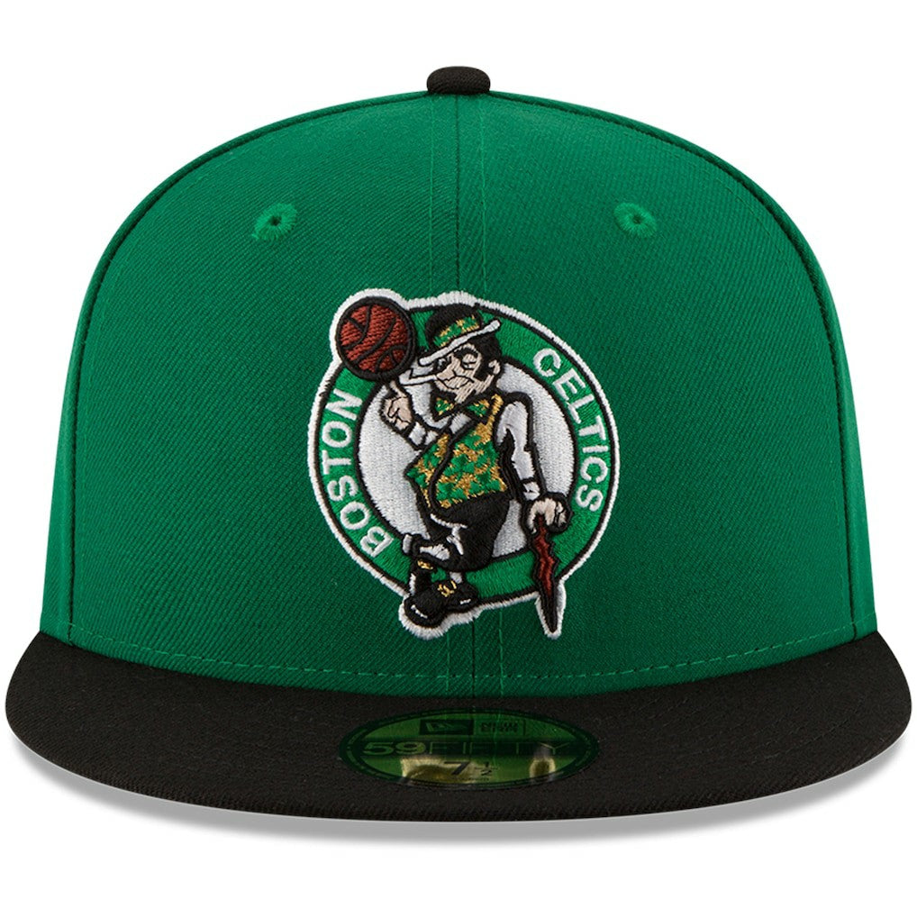 Boston Celtics Team Color 2Tone 59FIFTY Fitted Hat - Green/Black | New Era outlet