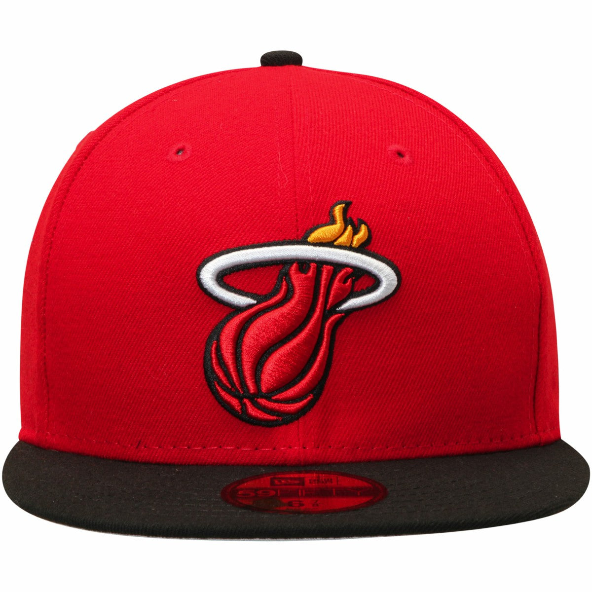 Miami Heat Team Color 2Tone 59FIFTY Fitted Hat - Red/Black | New Era outlet