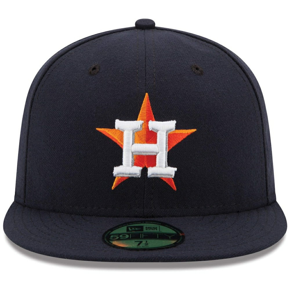 Houston Astros Home Authentic Collection On Field 59FIFTY Performance Fitted Hat - Navy | New Era