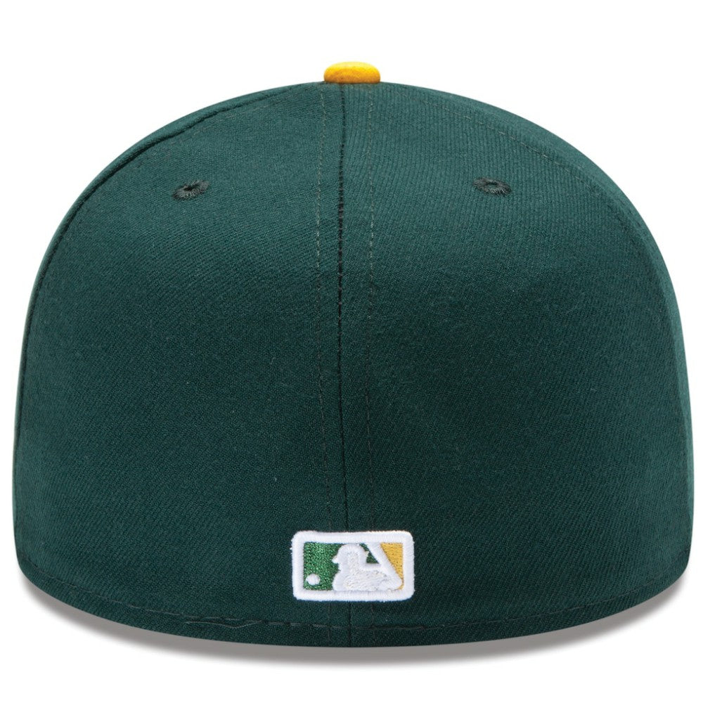 Athletics Home Authentic Collection On-Field 59FIFTY Fitted Hat - Green/Yellow | New Era