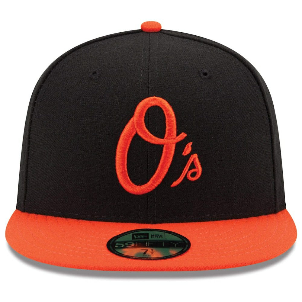 Baltimore Orioles Alternate Authentic Collection On Field 59FIFTY Performance Fitted Hat - Black/Orange | New Era