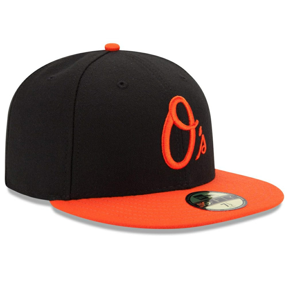 Baltimore Orioles Alternate Authentic Collection On Field 59FIFTY Performance Fitted Hat - Black/Orange | New Era