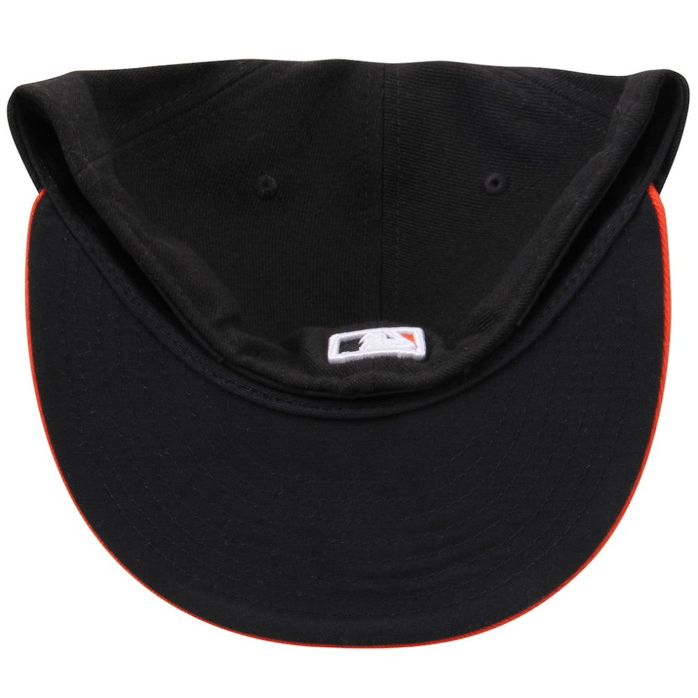 Baltimore Orioles Home Authentic Collection On-Field 59FIFTY Fitted Hat - White/Orange | New Era