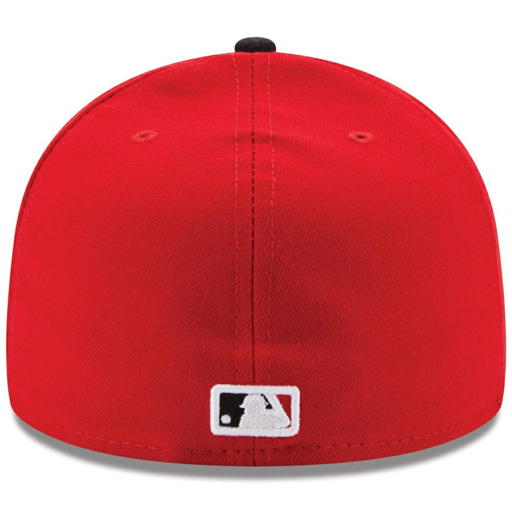 Cincinnati Reds Road Authentic Collection On-Field 59FIFTY Fitted Hat - Red/Black | New Era