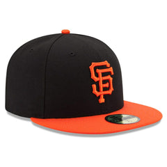 San Francisco Giants Authentic Collection On-Field 59FIFTY Fitted Hat - Black/Orange | New Era