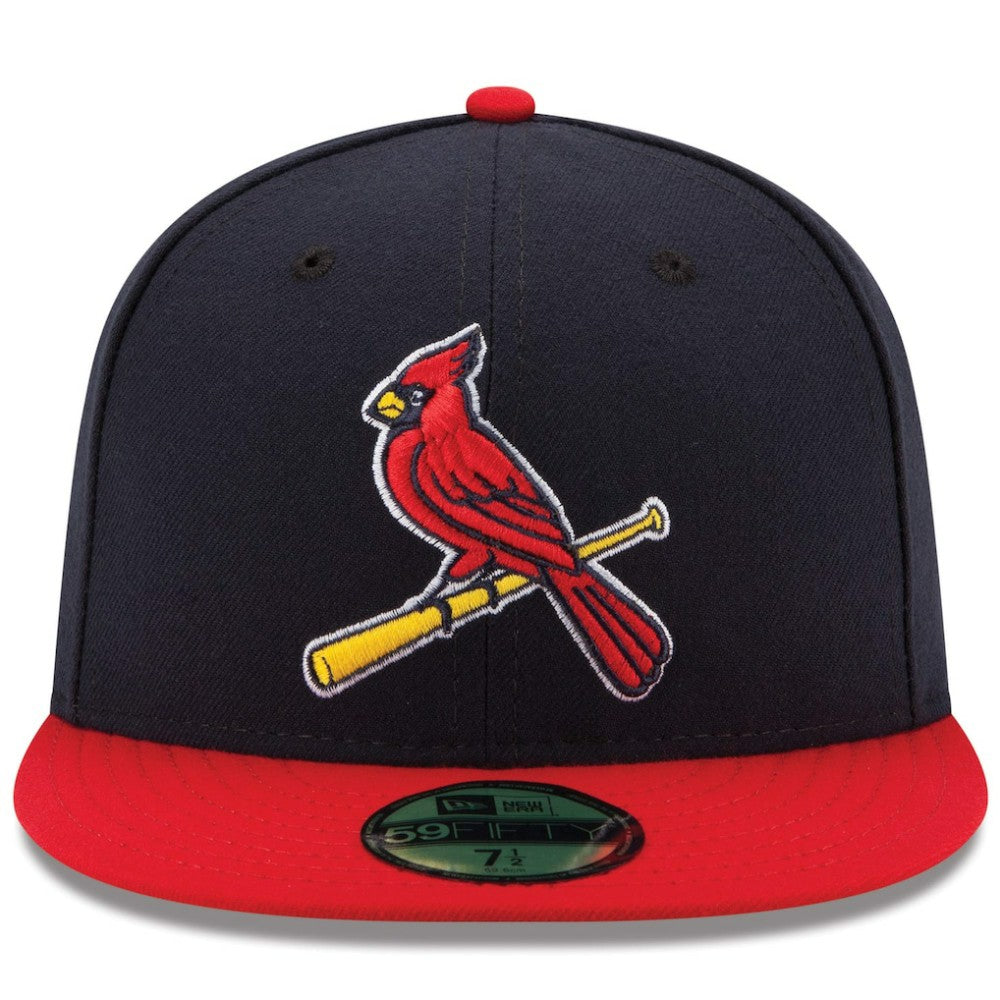 St. Louis Cardinals Alternate 2 Authentic Collection On-Field 59FIFTY Fitted Hat - Navy/Red | New Era