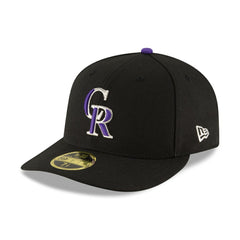 Colorado Rockies Game Authentic Collection On-Field Low Profile 59FIFTY Fitted Hat - Black | New Era