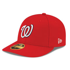 Washington Nationals Game Authentic Collection On-Field Low Profile 59FIFTY Fitted Hat - Red | New Era