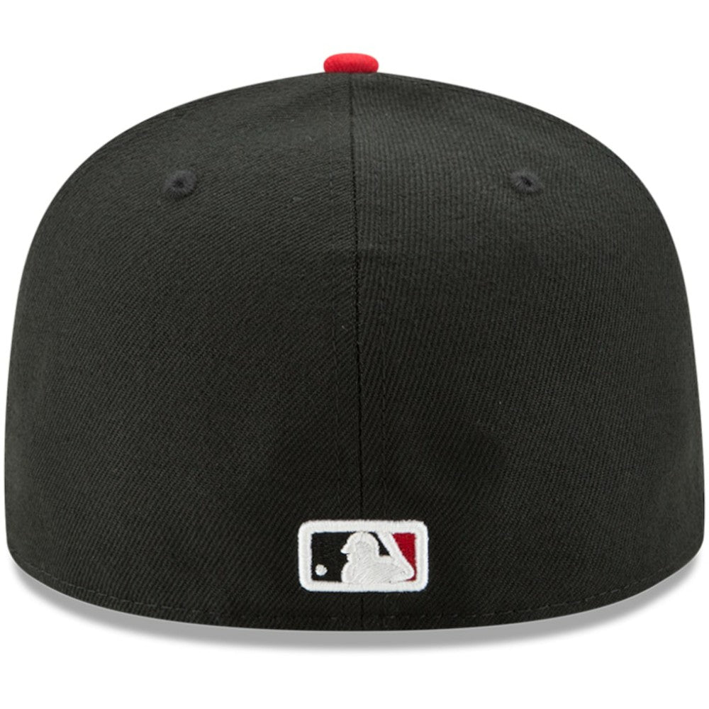Cincinnati Reds Alternate Authentic Collection On-Field 59FIFTY Fitted Hat - Black/Red | New Era