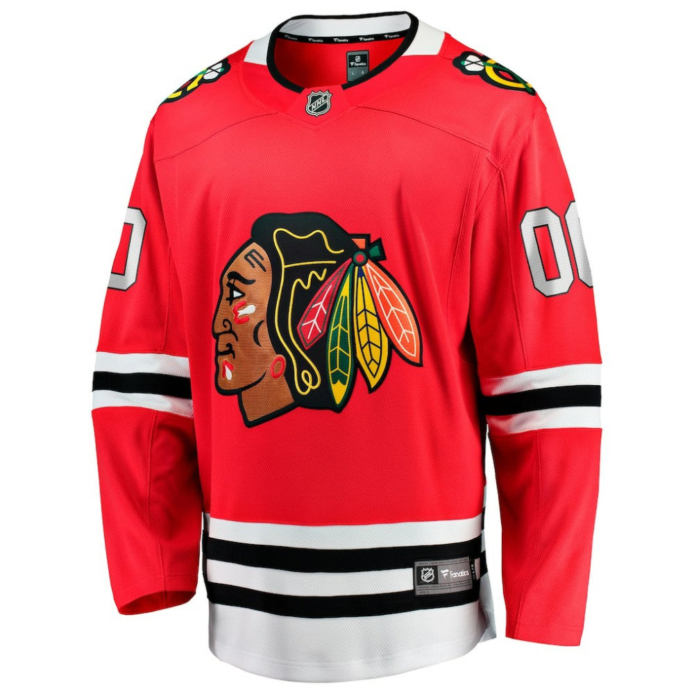 Chicago Blackhawks Fanatics Home Breakaway Custom Jersey