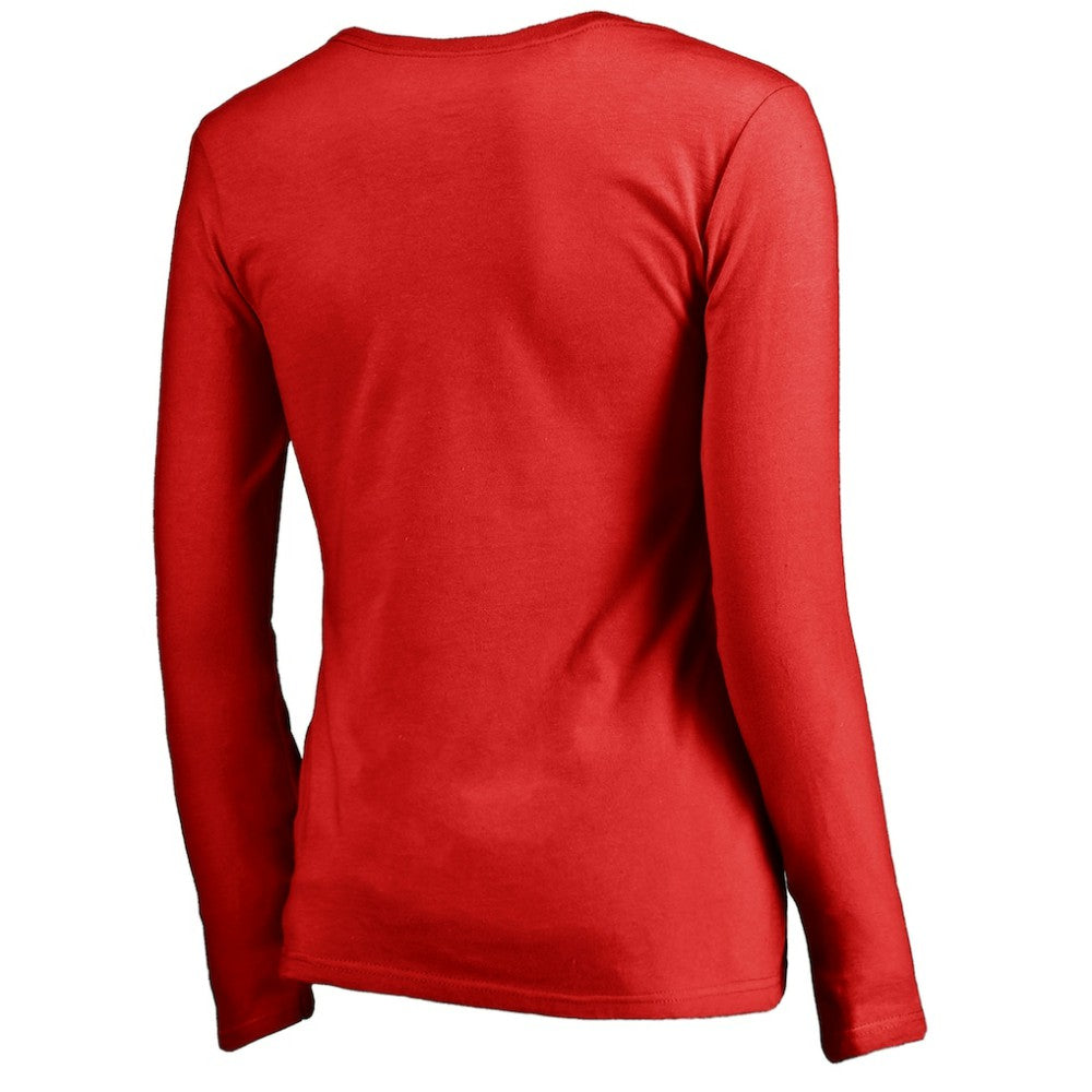 Toronto Blue Jays Women's Logo Long Sleeve T-Shirt - Red