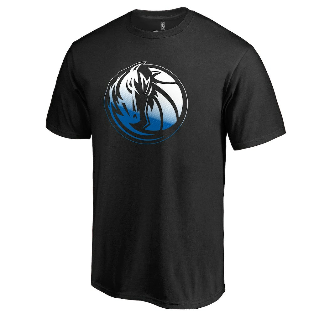 Dallas Mavericks Gradient Logo T-Shirt sale - Black online