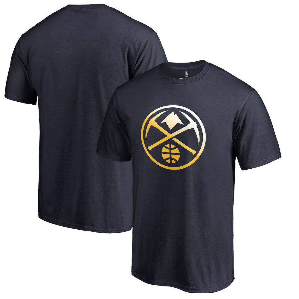 Denver Nuggets Gradient Logo T-Shirt sale - Navy on sale