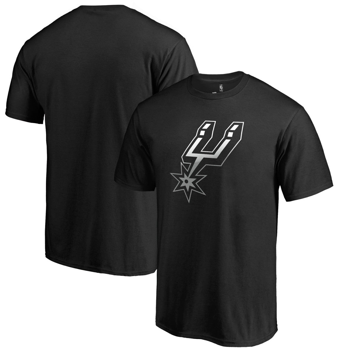 San Antonio Spurs Gradient Logo T-Shirt - Black cheap
