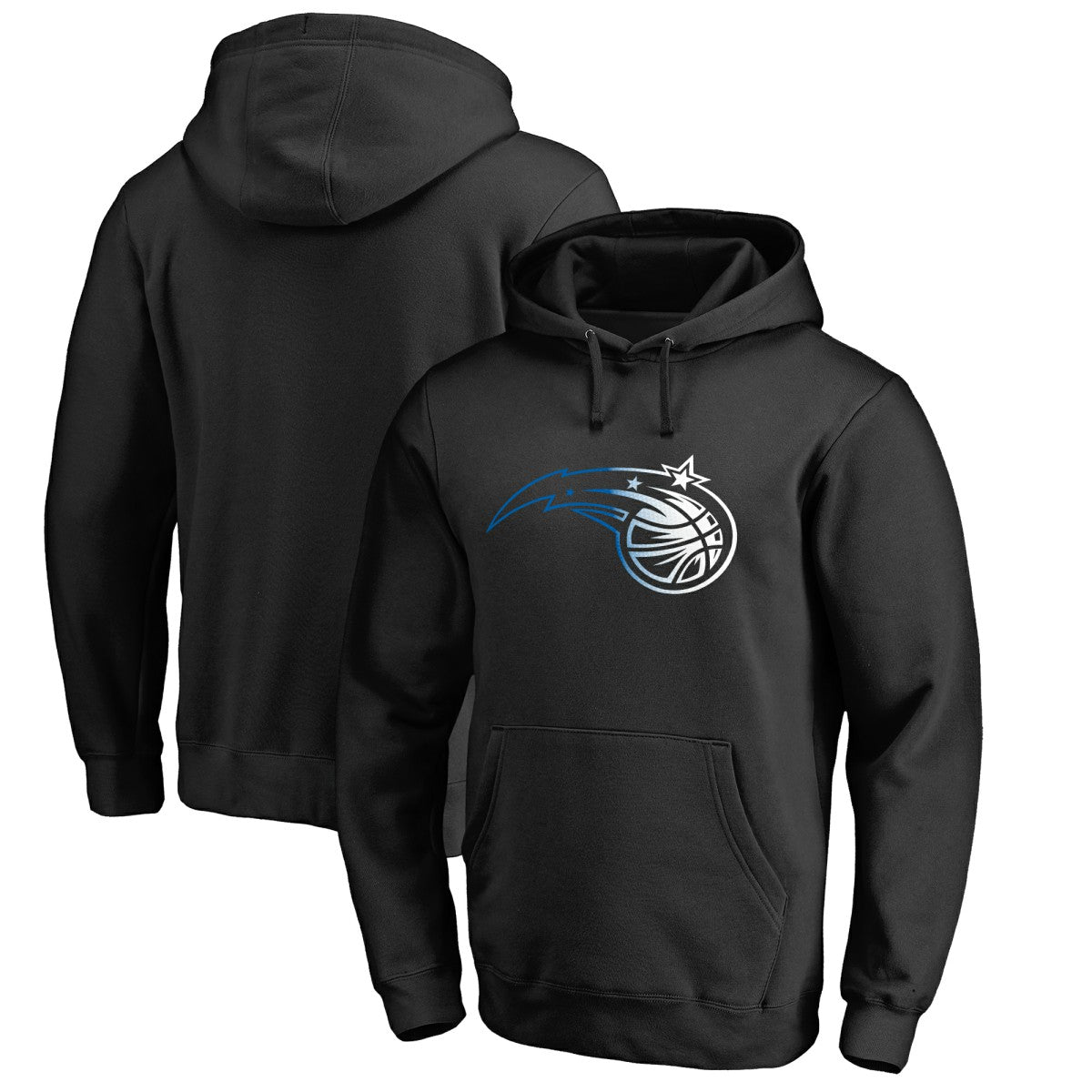 Orlando Magic Gradient Logo Pullover Hoodie - Black shop