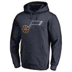 Utah Jazz Gradient Logo Pullover Hoodie - Navy cheap