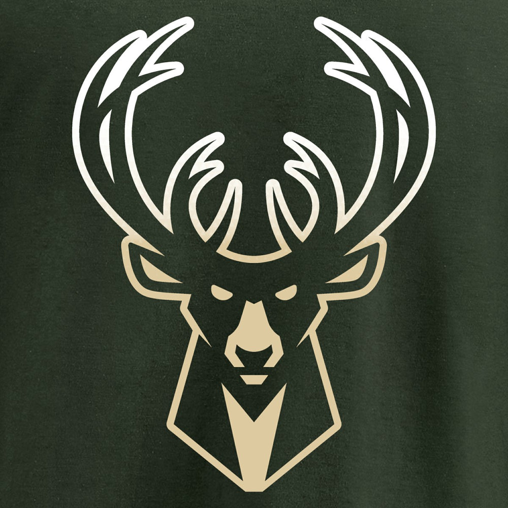 Milwaukee Bucks Gradient Logo Long Sleeve T-Shirt - Green for sale