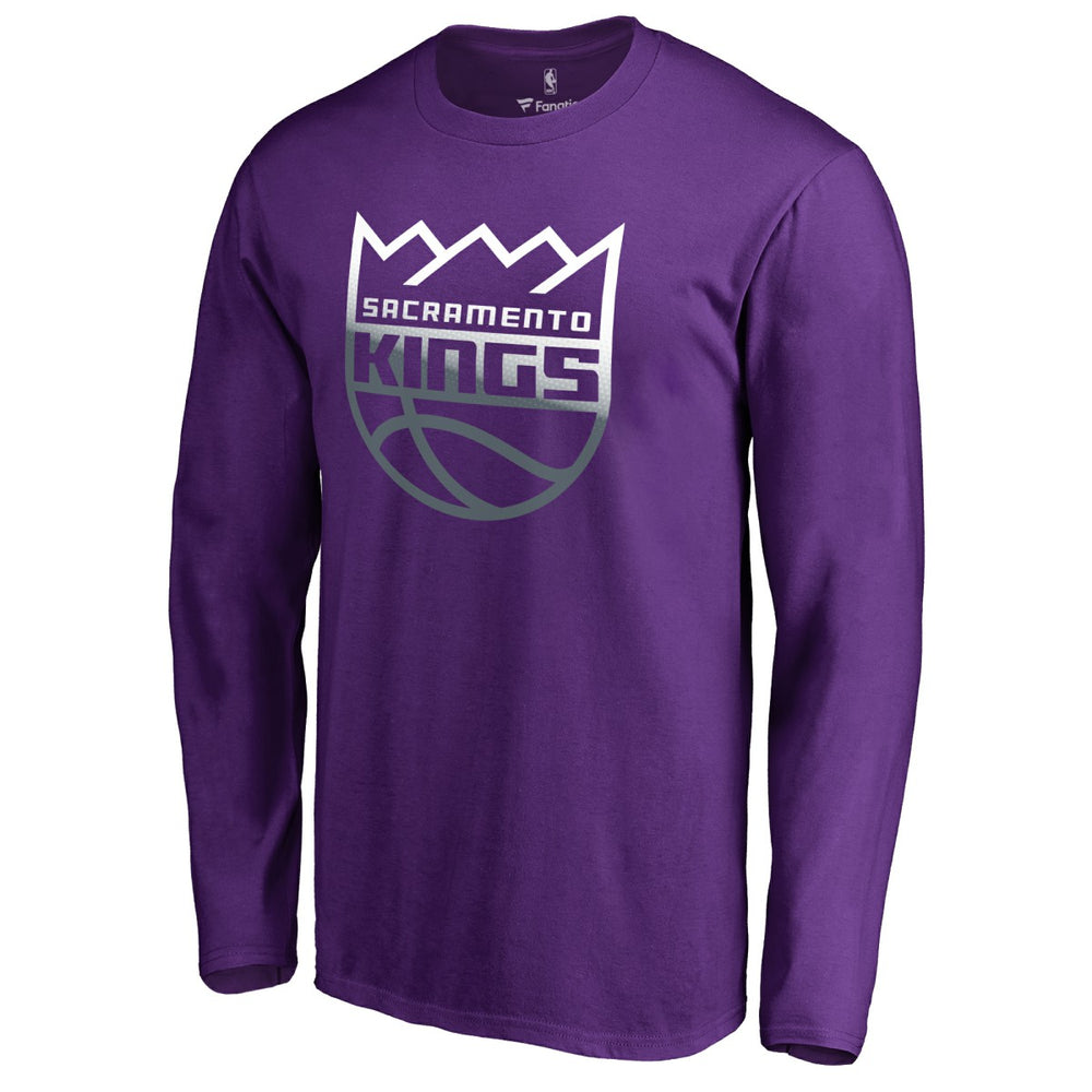 Sacramento Kings Gradient Logo Long Sleeve T-Shirt - Purple cheap