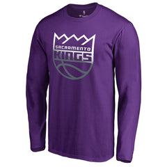 Sacramento Kings Gradient Logo Long Sleeve T-Shirt - Purple cheap