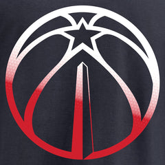 Washington Wizards Gradient Logo Long Sleeve T-Shirt - Navy on sale