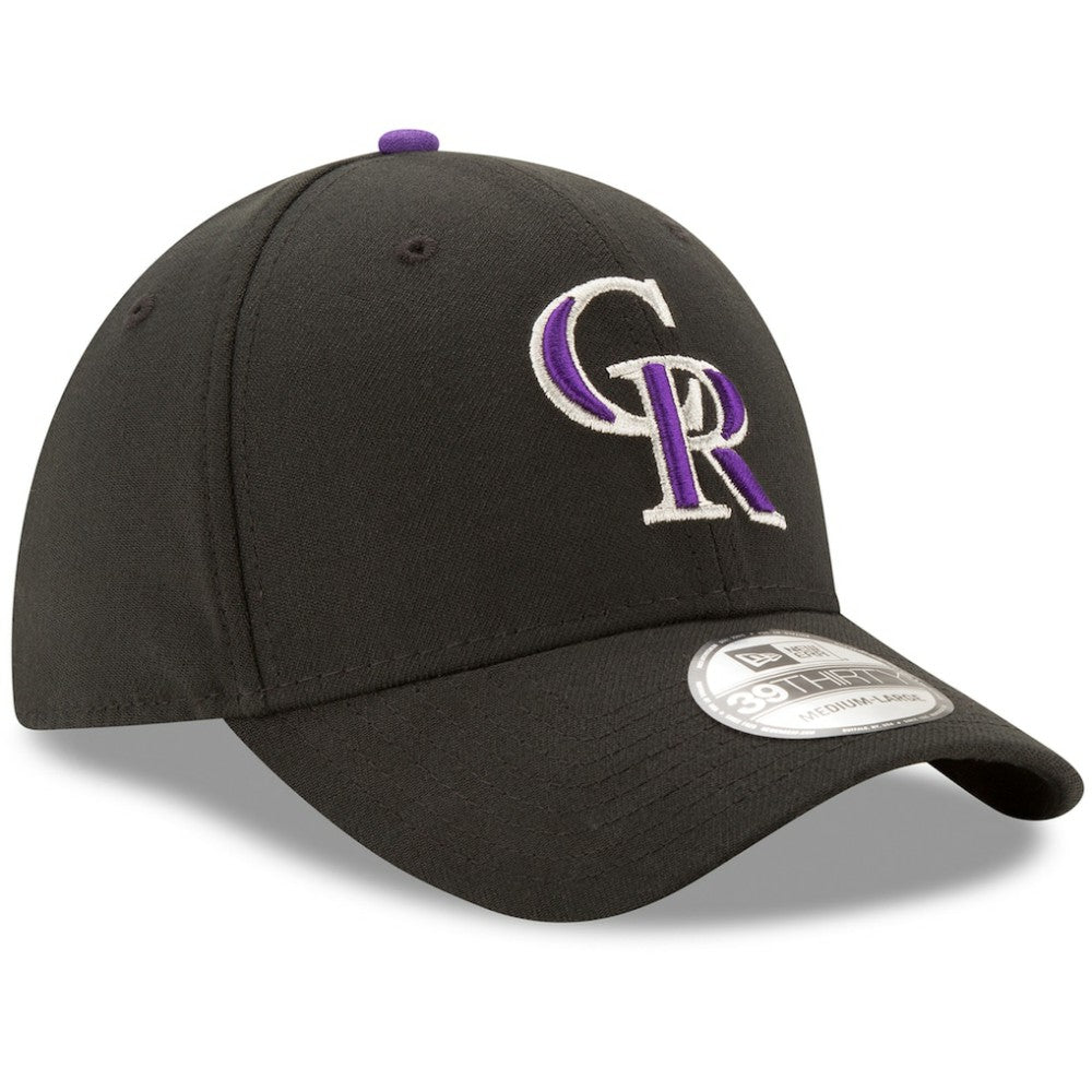 Colorado Rockies Game Team Classic 39THIRTY Flex Hat - Black | New Era