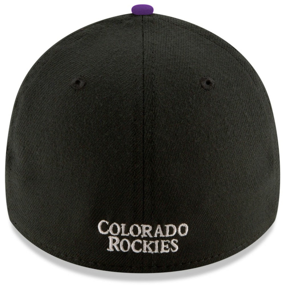 Colorado Rockies Game Team Classic 39THIRTY Flex Hat - Black | New Era