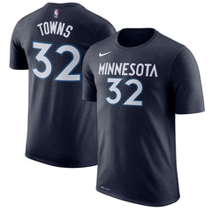 Karl-Anthony Towns Minnesota Timberwolves Name & Number Performance T-Shirt - Blue | Nike on sale