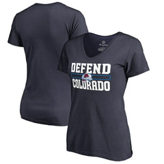 Colorado Avalanche Women's Hometown Collection Defend V-Neck T-Shirt