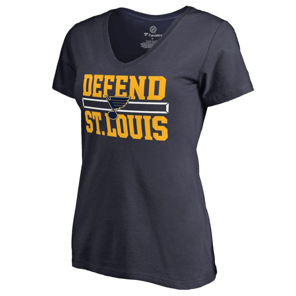 St. Louis Blues Women's Hometown Collection Defend V-Neck T-Shirt