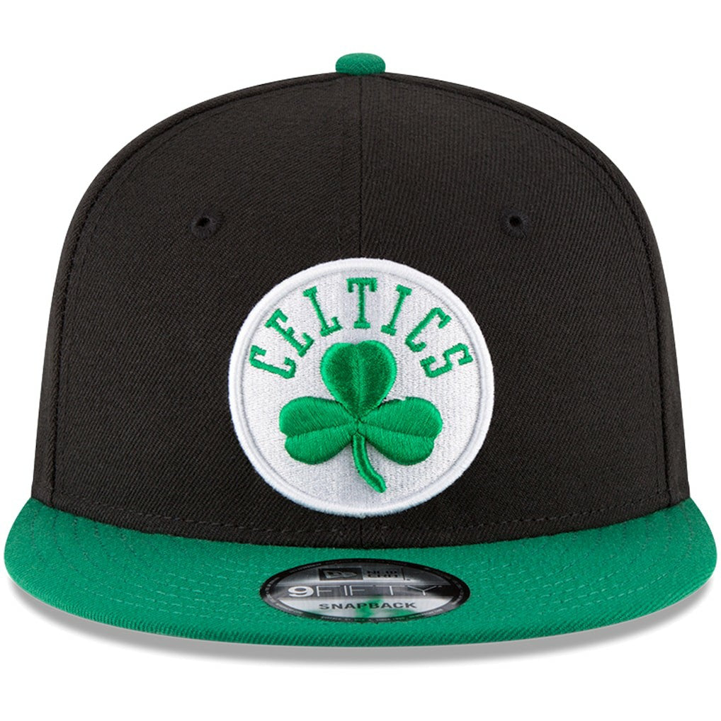 Boston Celtics 2-Tone 9FIFTY Adjustable Snapback Hat - Black/Kelly Green | New Era on sale