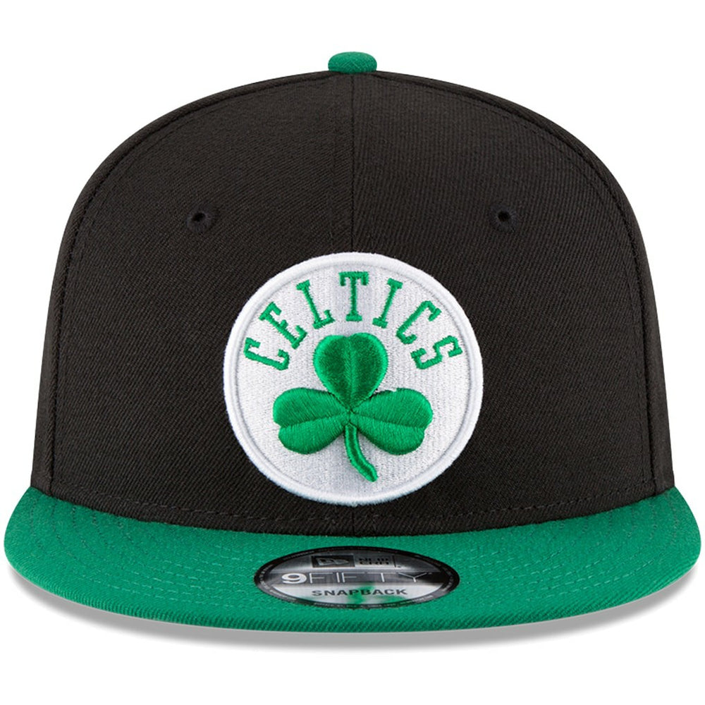 Boston Celtics 2-Tone 9FIFTY Adjustable Snapback Hat - Black/Kelly Green | New Era on sale