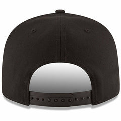 Atlanta Hawks Black & White Logo 9FIFTY Adjustable Snapback Hat - Black | New Era on sale