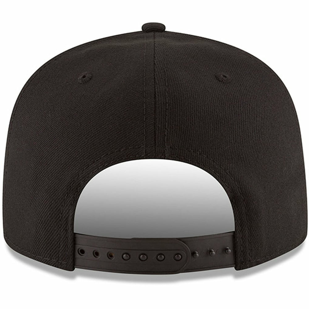 New Orleans Pelicans Black & White Logo 9FIFTY Adjustable Snapback Hat - Black | New Era for sale