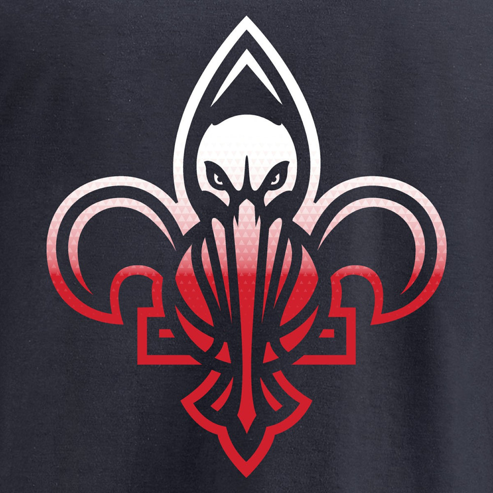 New Orleans Pelicans Gradient Logo Long Sleeve T-Shirt - Navy shop