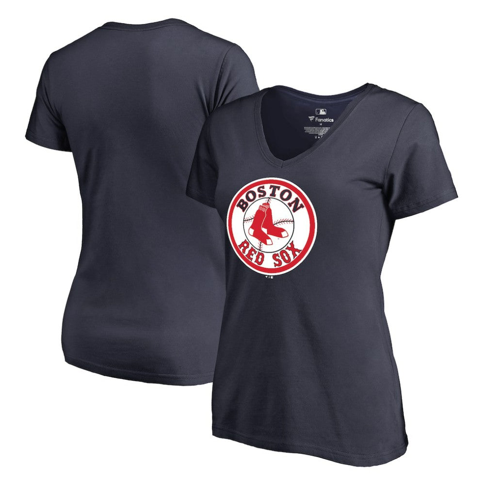 Boston Red Sox Women's Cooperstown Collection Forbes T-Shirt - Navy