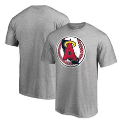 Los Angeles Angels Cooperstown Collection Forbes T-Shirt - Ash