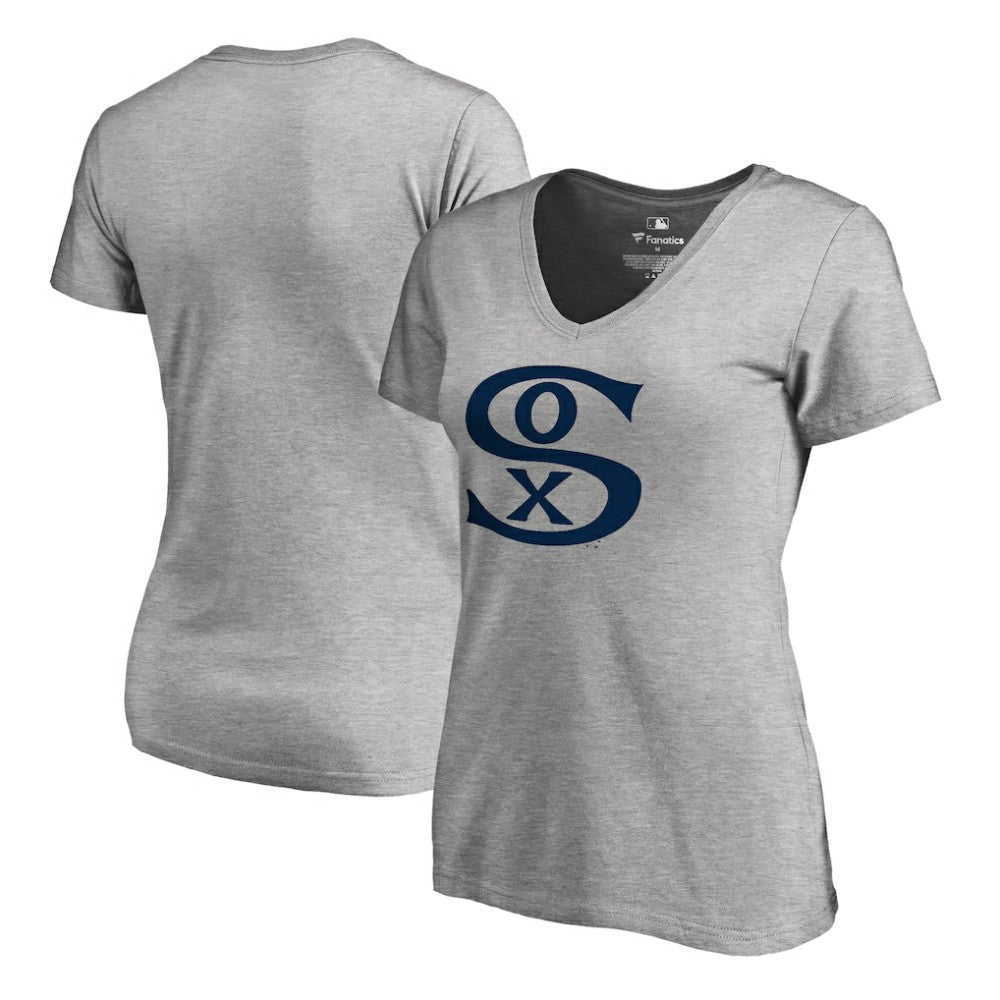 Chicago White Sox Women's Cooperstown Collection Forbes T-Shirt - Ash