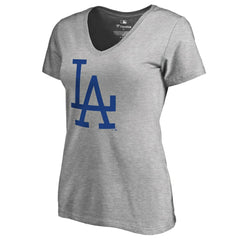 Los Angeles Dodgers Women's Cooperstown Collection Forbes T-Shirt - Ash
