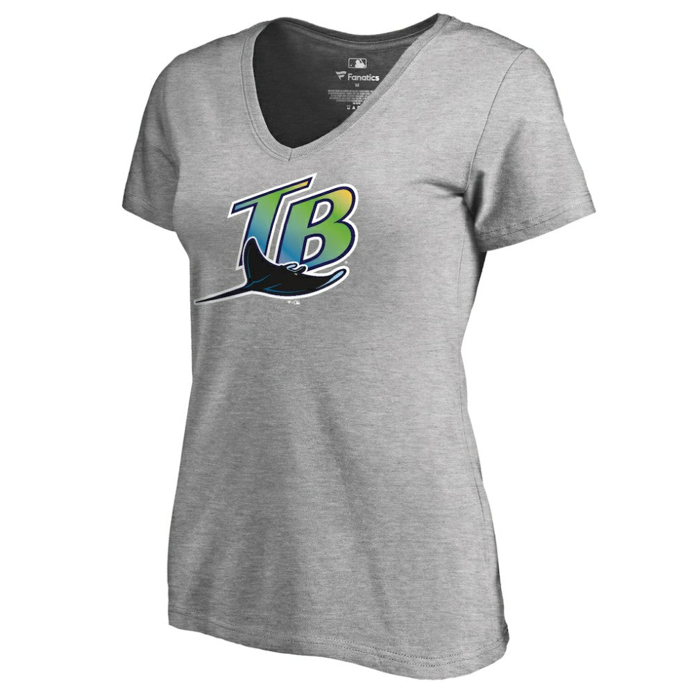 Tampa Bay Rays Women's Cooperstown Collection Forbes T-Shirt - Ash