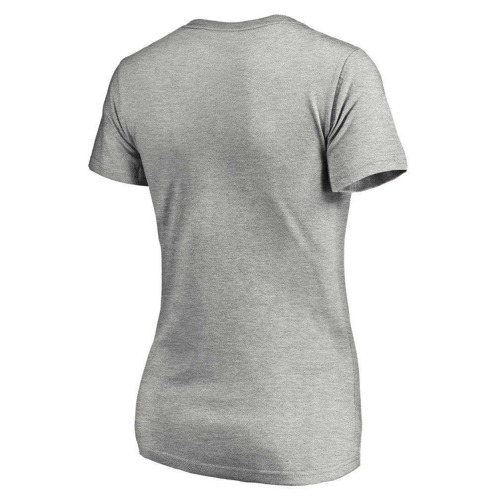 Kansas City Royals Women's Core Wahconah V-Neck T-Shirt - Heather Gray