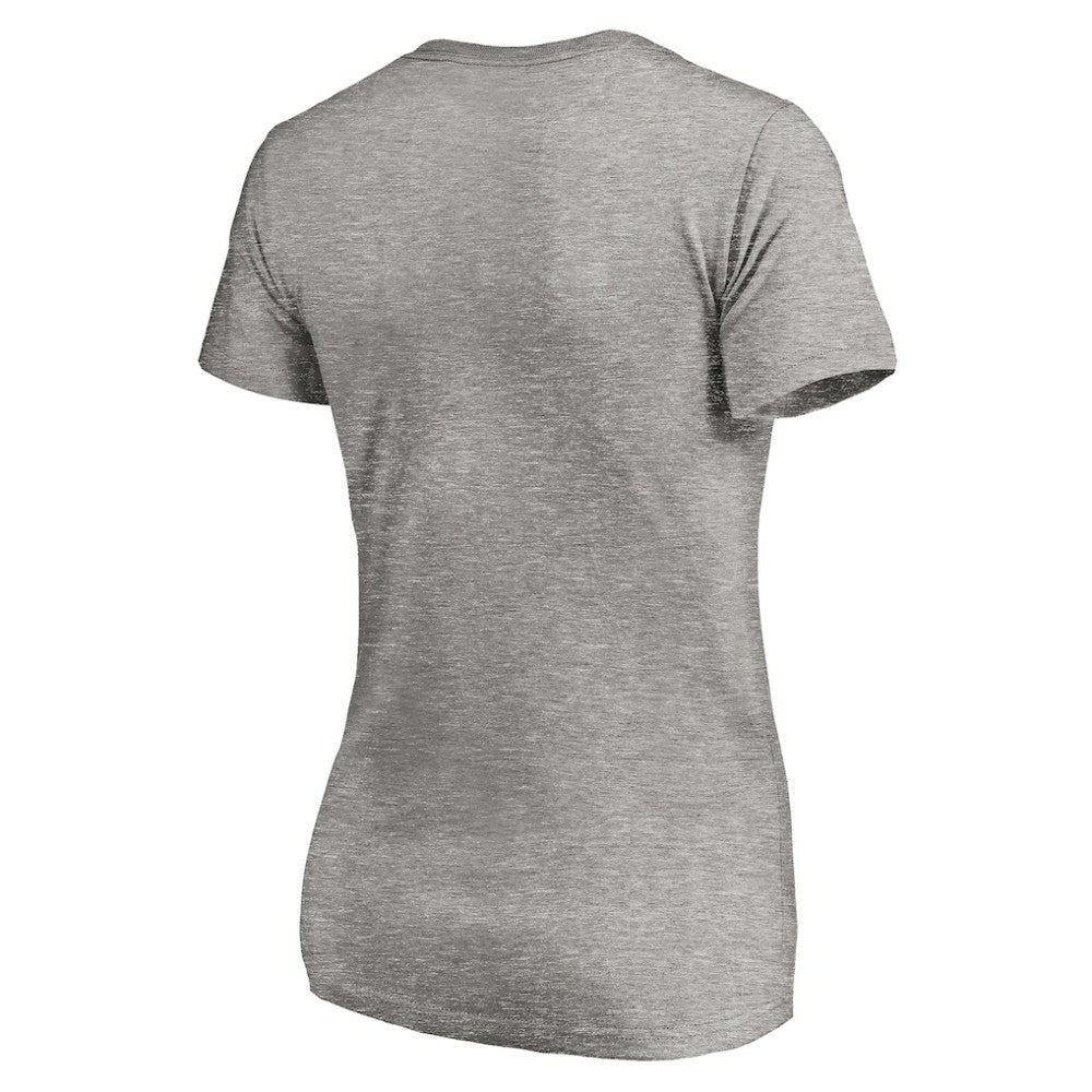 Tampa Bay Rays Women's Core Wahconah V-Neck T-Shirt - Heather Gray